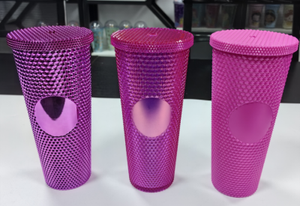 Bicchiere di Plastica Rosa di Lusso alla Moda con Confezione Colorata, Ottima Fattura e Prezzo Scontato per Ragazze - Product Image 4