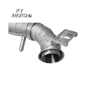 Collecteur d'échappement pour <span class=keywords><strong>AMG</strong></span> X290 GT43 GT50 GT53 / W213 E53 C257 CLS43 CLS53 / W167 GLE53 OPF / GPF avec bouclier thermique - Product Image 5