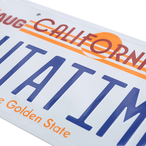 Nouvelle innovation usine métal aluminium gaufré Auto <span class=keywords><strong>plaque</strong></span> de voiture Californie Souvenir <span class=keywords><strong>plaque</strong></span> d'immatriculation - Product Image 5