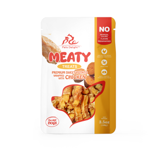 Bocadillos para perros de patata dulce de pollo 22% de alta proteína 100g sin grano 0.5% productos vietnamitas bajos en grasa cachorro - Product Image 1