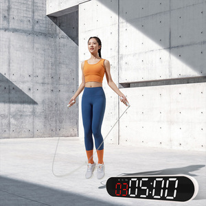 Portable Rechargeable Mini Gym Timer Countdown <strong>Clock</strong> With Magnetic Back For Home Fitness Training Consumer Electronics - Product Image 6