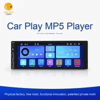 Écran partagé de tableau de bord de voiture de 6.86 pouces pour le lecteur DVD MP5 double USB filaire CarPlay avec 1 an disponible 4GB 6GB 8GB