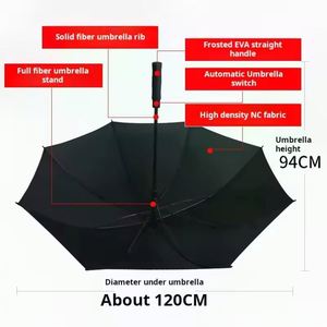 Custom Logo 30Inch 8K Golf Extra Large Size Windproof <b>Umbrella</b> <b>Automatic</b> Open - Product Image 2