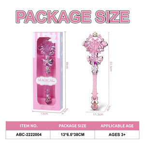 Luckytoys ชุดไม้กายสิทธิ์ตกแต่งของเล่นเด็กผู้หญิงทำจากคริสตัลรูปผีเสื้อไม้กายสิทธิ์พร้อมไฟ - Product Image 5