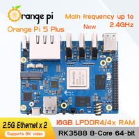 Orange Pi 5 Plus RK3588 4GB/8GB/16GB RAM Kit completo para OPI5 Plus con estuche Fuente de alimentación Módulo EMMC Módulo inalámbrico Opcional