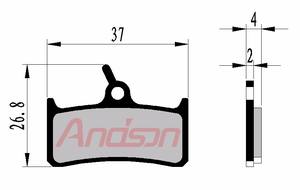 Yongli घर्षण प्लेट YL-1010 कार्बन सड़क बाइक फ्रेम पहाड़ बाइक के लिए स्पेयर पार्ट्स - Product Image 4