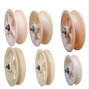 Cáp trống ròng rọc khay con lăn cáp dây hướng dẫn bánh xe ròng rọc Con lăn cáp Nylon nhựa ròng rọc ròng rọc im lặng theo dõi con lăn - Product Image 6