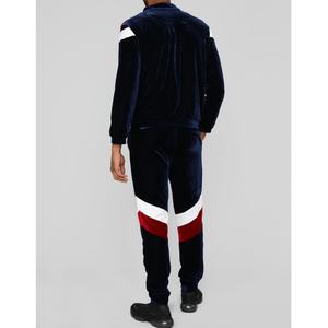 Conjuntos Deportivos de Terciopelo a Rayas para Hombre, Estilo Urbano, Corte Ajustado, Personalizados, al por Mayor - Product Image 6