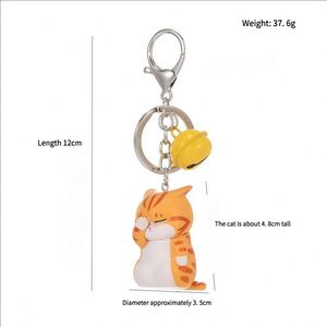 Porte-clés chat à visage couvert, porte-clés chaton de dessin animé, accroche-sac, article cadeau, vente en gros disponible - Product Image 6