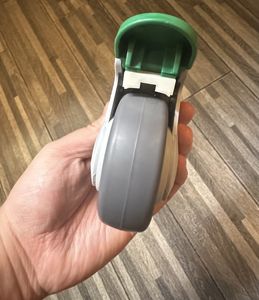 3 pouces 75mm Roulette en plastique nylon de qualité médicale <span class=keywords><strong>pour</strong></span> chariots médicaux - Product Image 3