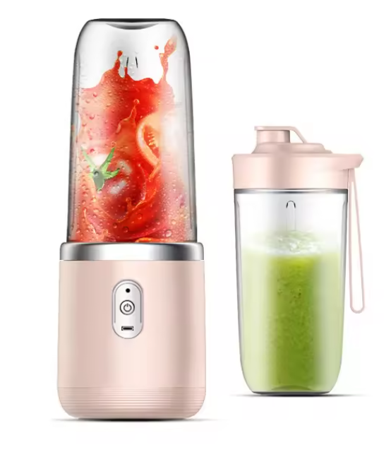400ml Rechargeable Portable Electric USB Juicer 6 Blade Portable Blender