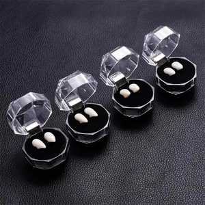 Grillz dentaire Halloween Hip Hop <span class=keywords><strong>en</strong></span> résine à <span class=keywords><strong>prix</strong></span> abordable avec étui inclus - Product Image 1
