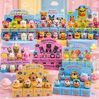 Série 8 Jouets Squishy Kawaii Boîte Mystère à Remontée Lente Anti-Stress Sensoriels à Presser Ensemble de Collection Mystère