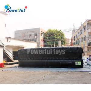 ถุงลมนิรภัยสำหรับการแสดงกายกรรมแบบกระโดดลงมาอย่างอิสระสำหรับสวนแทรมโพลีน  พร้อมเสาเป่าลม - Product Image 6