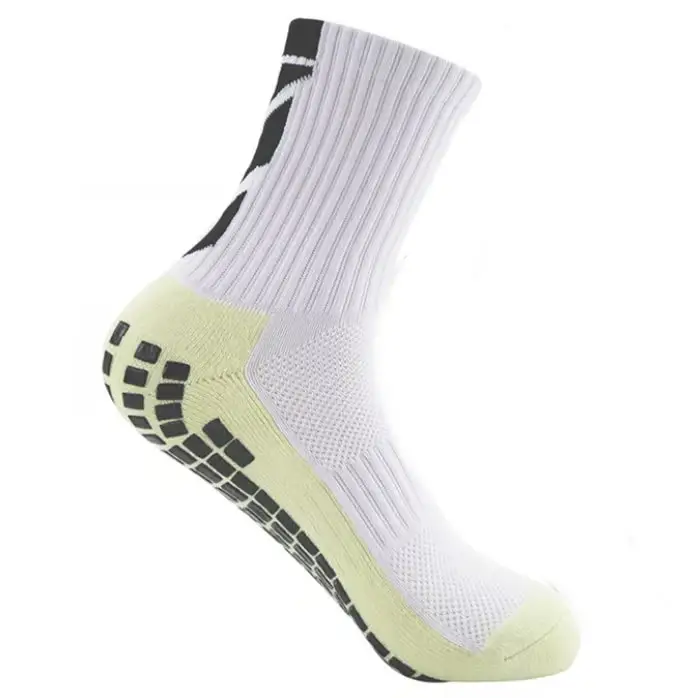 Wholesale High Quality Anti-slip Grip Basketball Socks Terry Breathable Athletic Cushion Young Men's Crew Sport Socks