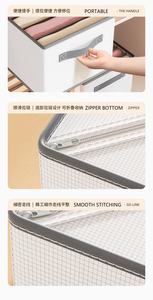 Organizador de armario de tela portátil, caja de almacenamiento de ropa interior, divisores de cajón para armario, organizador de camisas vaqueras para Baño - Product Image 5