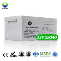 Batterie Gel SOLAR PLANET 12V 100Ah 150Ah 200Ah, Batterie Solaire Gel, Batteries au Plomb-Acide pour Système Solaire Hors Réseau Hybride
