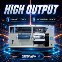 A3 Grootte Uv Flatbed Printer Voor Telefoon Case/Giften/Pen/Bal/Fles Print Uv Dtf Printer Ab Film