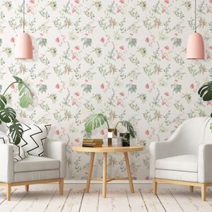 Creation Of Time And Space Peel Stick Wallpaper Floral Pattern Self Adhesive For Home Decor Rental Apartments - Product Image 3