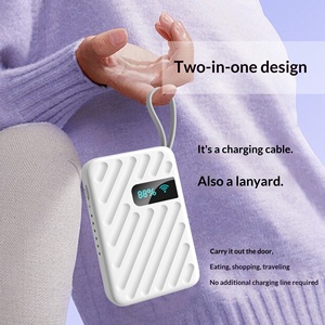 Router WiFi Portátil con Firewall, Wi-Fi 6, 2.4G, Banco de Energía de 10,000 mAh, Compatible con 4G, Compatible con Todas las Redes, Dispositivo Móvil con Cable - Product Image 2