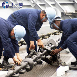 Chaîne d'<span class=keywords><strong>ancre</strong></span> certifiée par le classement maritime, vendue au mètre, avec <span class=keywords><strong>peinture</strong></span> noire, pour la vente en gros d'équipements marins - Product Image 4