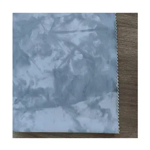 Qualité d'absorption de l'eau 95% Polyamide5 % Spandex Brossé Tie-dye Interlock Tissu Maillots de bain sportswear tissu