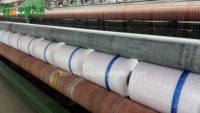 Filet d'emballage 100% HDPE vierge + UV, couleur personnalisée, 0,5*1000m, surface en maille lisse pour l'agriculture