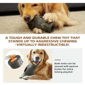 Yıpranmaz Plastikten Yapılmış, Agresif Çiğneyiciler İçin 3'ü 1 Arada Ekolojik, Etkileşimli ve Dayanıklı Dondurulmuş Atıştırmalık Köpek Oyuncakları - Product Image 4