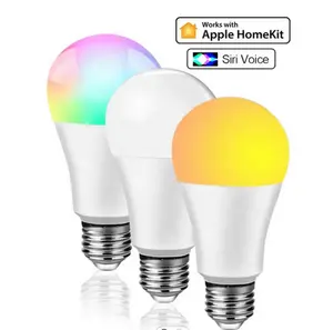 <span class=keywords><strong>Bombillas</strong></span> LED Inteligentes Cozylife de 9W, Regulables, Compatibles con <span class=keywords><strong>Apple</strong></span> <span class=keywords><strong>Homekit</strong></span>, Alexa, Google y Siri, Control por Voz, RGB CCT, Cambio de Color, Música - Product Image 1