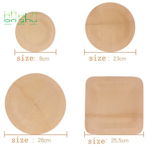Nouvel an biodégradable jetable bambou <span class=keywords><strong>assiette</strong></span> <span class=keywords><strong>en</strong></span> bois ensembles de vaisselle <span class=keywords><strong>assiette</strong></span> <span class=keywords><strong>en</strong></span> <span class=keywords><strong>feuille</strong></span> de palmier pour les occasions de fête - Product Image 2