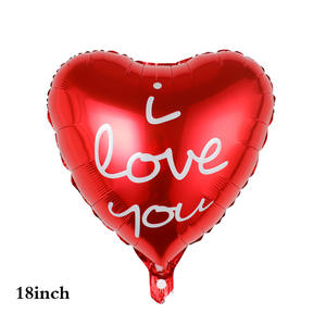 <span class=keywords><strong>18</strong></span> <span class=keywords><strong>pouces</strong></span> en forme de coeur JE T'AIME en forme de coeur diamant film aluminium ballon décoration Saint Valentin ballon en feuille d'aluminium - Product Image 5