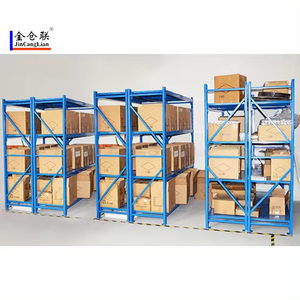 ชั้นเก็บเหล็กที่ทนทานและสะดวกสบายสำหรับสถานีจัดส่งโรงงานและร้านค้าปลีกในประเทศจีน - Product Image 3