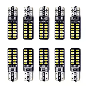 Giải Mã CANBUS T10 Led 3014 24SMD Xe LED Chiều Rộng Đèn Đọc Sách Bóng Đèn Led Vòm