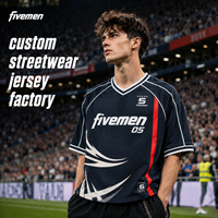 Fabricant de vêtements streetwear de haute qualité, maillots de football, t-shirts, impression personnalisée de logo sur t-shirts pour hommes, luxe