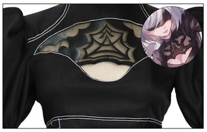 <span class=keywords><strong>Nier</strong></span> Automata Cosplay Costume <span class=keywords><strong>Yorha</strong></span> <span class=keywords><strong>2B</strong></span> Sexy tenue jeux Costume femmes jeu de rôle Costumes filles Halloween fête déguisement - Product Image 5