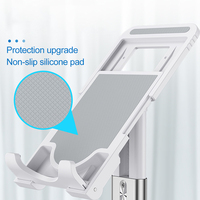 Support de téléphone et tablette 3-en-1 en aluminium, réglable, flexible, télescopique, pliable, pour bureau et lit, modèle TC01