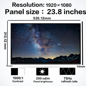 หน้าจอ LCD แท้สำหรับแล็ปท็อป LG AIO ขนาด 23.8 นิ้ว รุ่น LM238WF5-SSG1 LM238WF1-SLK1 LM238WF2-SSM1 - Product Image 1