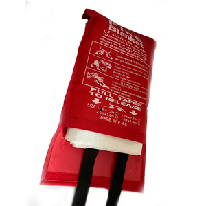 Listo para enviar 100% Manta ignífuga de fibra de vidrio Resistente al fuego de emergencia para uso en la cocina - Product Image 4