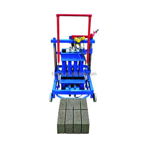 Автоматический ручной небольшой красный переработанный кирпич делая машину с формовкой и моторным цементным кирпичом - Product Image 1