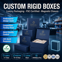 Boîtes cadeaux noires personnalisées, emballage de luxe magnétique pour bijoux, montres, parfums, bougies, ensembles cadeaux