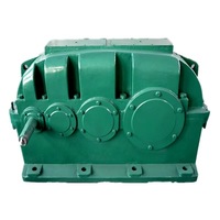 Réducteur de vitesse série ZLY 250 à 3 étages, boîte de vitesses hélicoïdale cylindrique, plaque en acier soudée, surface de denture renforcée, colonne conique