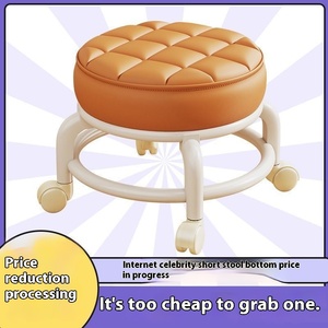 <span class=keywords><strong>Banc</strong></span> mobile à roues en plastique, confortable et moderne, simple, <span class=keywords><strong>petit</strong></span> <span class=keywords><strong>tabouret</strong></span> à roue universelle pour le salon de la maison sédentaire - Product Image 2