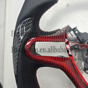 พวงมาลัยรถยนต์ Honda Civic รุ่นที่ 8 ลายคาร์บอนไฟเบอร์ หนังเจาะรู  ขายดี คุณภาพดี - Product Image 6