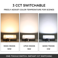 Lampe murale LED orientable SLT à bras long pour stand de salon professionnel, éclairage d'exposition commutable CE RoHS SL-6013-N24L-CW3535