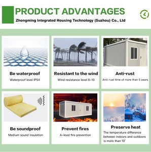 Phòng tắm hoàn chỉnh cao cấp di động, phòng tắm tích hợp, nhà container lắp ghép, phòng tắm tất cả trong một - Product Image 6