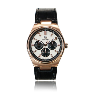 Undecember toptan erkek deri günlük kuvars saat komple takvim kuvars saatler aydınlık ile kol saati - Product Image 6