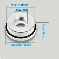 Accessoire de coupe Laser de haute qualité CNC tête de découpe Laser anneau en céramique pour Machine de découpe Laser tête de coupe partie anneau en céramique