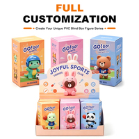 Figurines de collection personnalisées en PVC, boîtes mystères, modèles de personnages IP d'entreprise, production directe usine OEM ODM