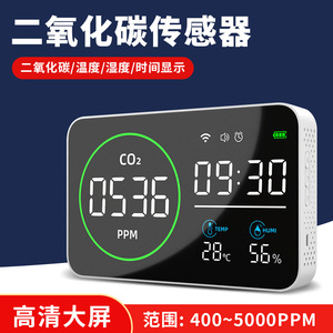 Detector de CO2 4 en 1 con WiFi, Monitor de Temperatura y Humedad, Sensor de Calidad del Aire con Pantalla para Uso en el Hogar y la Oficina - Product Image 3
