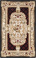Tapis oriental traditionnel grand format noir, facile d'entretien, lavable, antidérapant, pour entrée à fort trafic, salon, chambre à coucher, décoration.